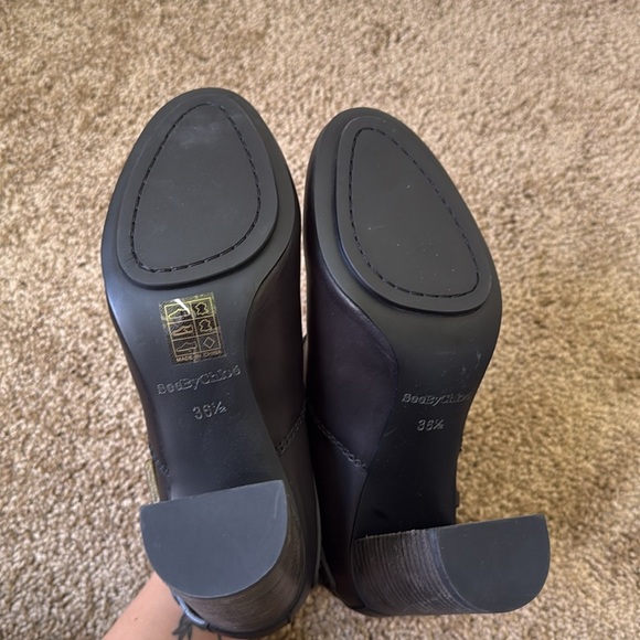 See by Chloe Buckle Black Leather SB Heeled Bootie - Picture 9 of 10